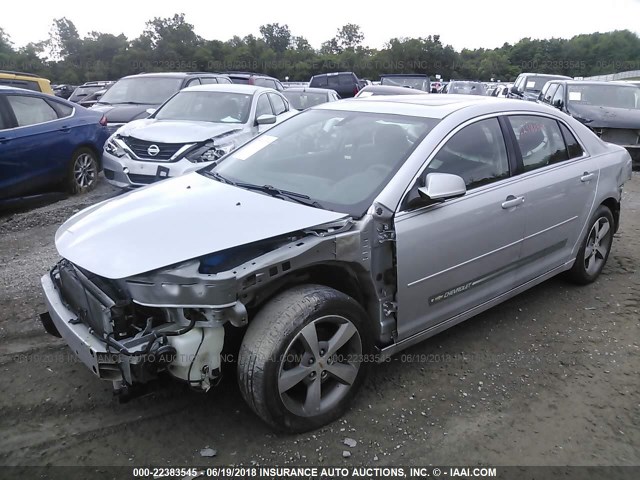 1G1ZC5E19BF209694 - 2011 CHEVROLET MALIBU 1LT 银色 照片 2