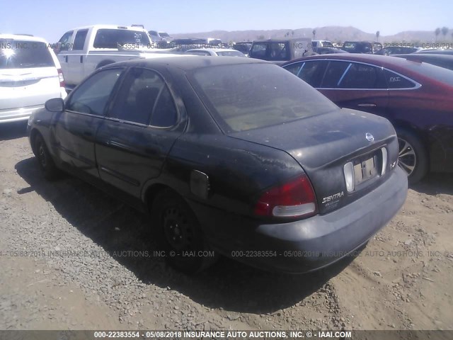 3N1CB51D43L715928 - 2003 NISSAN SENTRA XE/GXE BLACK photo 3