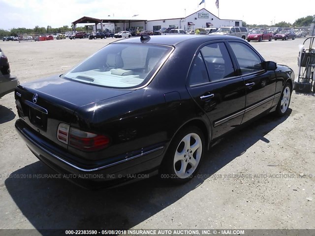 WDBJF70JX2B494491 - 2002 MERCEDES-BENZ E 430 BLACK photo 4