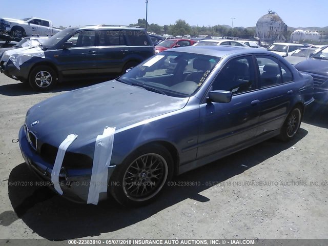 WBADT63462CH90058 - 2002 BMW 530 I AUTOMATIC Light Blue photo 2