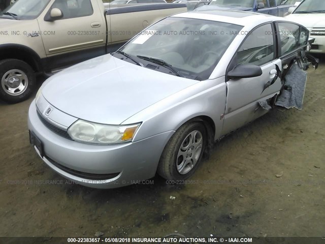 1G8AJ52F24Z192341 - 2004 SATURN ION LEVEL 2 SILVER photo 2