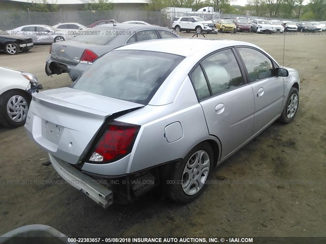 1G8AJ52F24Z192341 - 2004 SATURN ION LEVEL 2 Gümüş foto 4