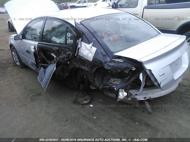 1G8AJ52F24Z192341 - 2004 SATURN ION LEVEL 2 SILVER photo 6