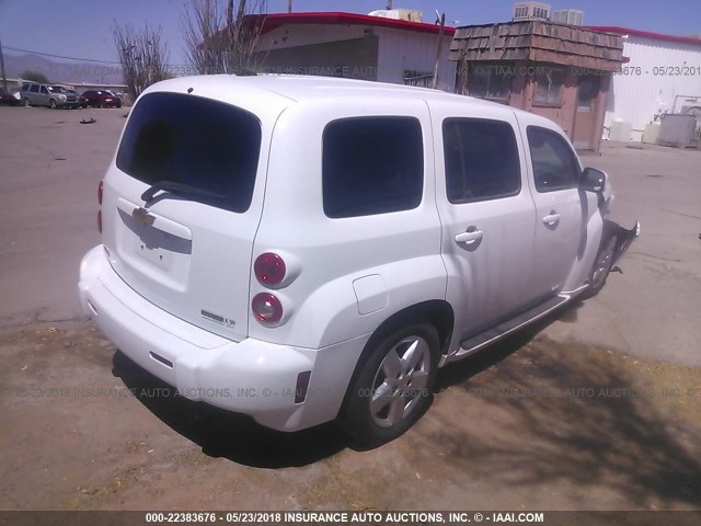 3GNBABDB1AS591745 - 2010 CHEVROLET HHR LT WHITE photo 4