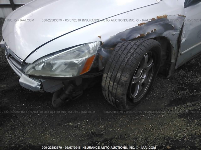 1HGCM55197A095647 - 2007 HONDA ACCORD VALUE SILVER photo 6