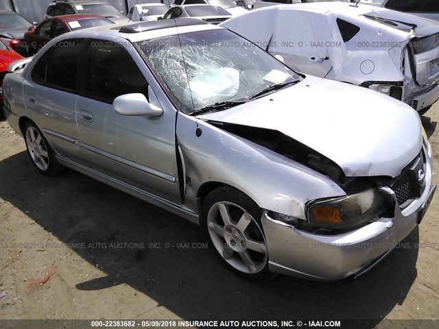 3N1AB51D94L728957 - 2004 NISSAN SENTRA SE-R SPEC V SILVER photo 1