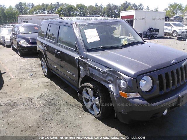 1C4NJRFB6ED897843 - 2014 JEEP PATRIOT LATITUDE GRAY photo 6