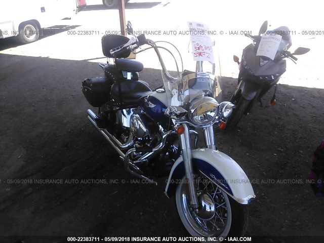 1HD1JDB156Y058807 - 2006 HARLEY-DAVIDSON FLSTNI WHITE photo 1