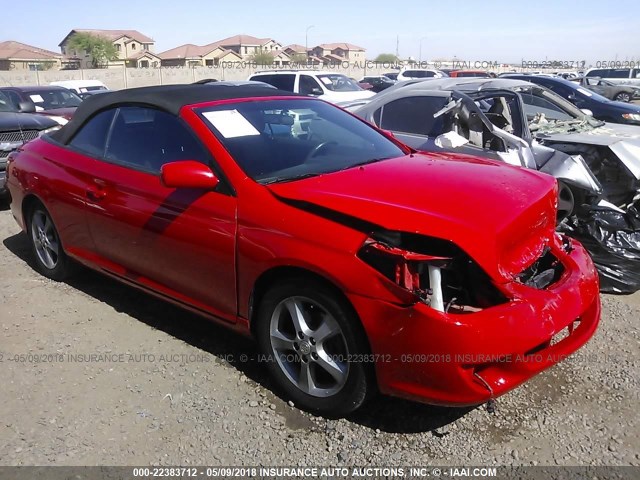 4T1FA38P46U091541 - 2006 TOYOTA CAMRY SOLARA SE/SLE RED photo 1