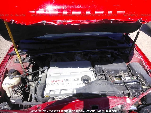 4T1FA38P46U091541 - 2006 TOYOTA CAMRY SOLARA SE/SLE Qırmızı foto 10