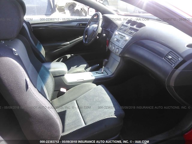 4T1FA38P46U091541 - 2006 TOYOTA CAMRY SOLARA SE/SLE Qırmızı foto 5