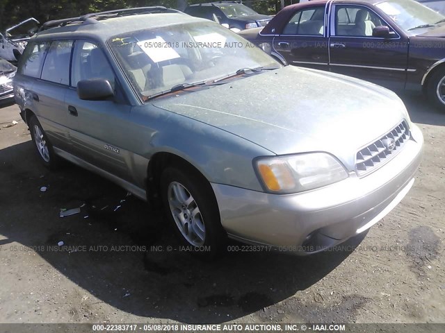 4S3BH675547644774 - 2004 SUBARU LEGACY OUTBACK AWP 绿色 照片 1