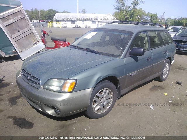 4S3BH675547644774 - 2004 SUBARU LEGACY OUTBACK AWP 绿色 照片 2