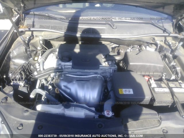 4T1BF1FK4HU687537 - 2017 TOYOTA CAMRY LE/XLE/SE/XSE BLACK photo 10