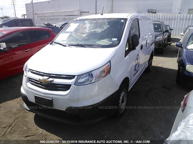 3N63M0YNXFK692235 - 2015 CHEVROLET CITY EXPRESS LS WHITE photo 2