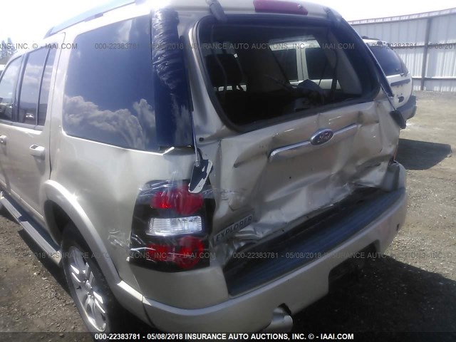 1FMEU75877UA42231 - 2007 FORD EXPLORER LIMITED 金色 照片 6