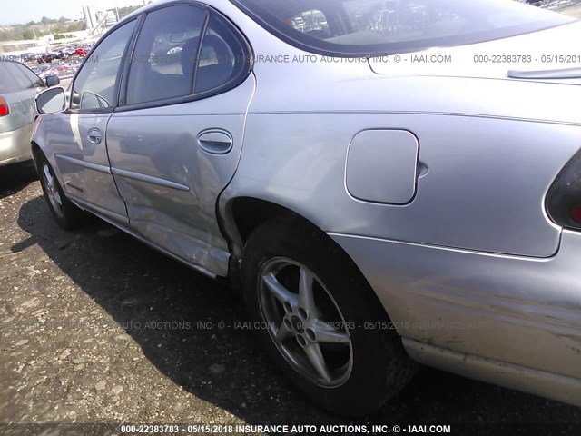 1G2WK52J21F251564 - 2001 PONTIAC GRAND PRIX SE 银色 照片 6
