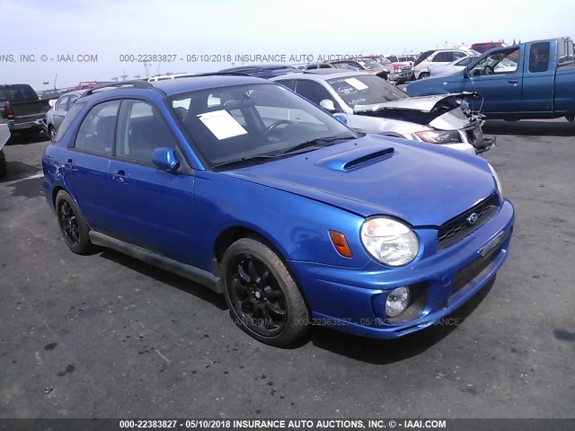 JF1GG29633G813282 - 2003 SUBARU IMPREZA WRX BLUE photo 1