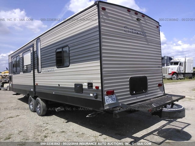 4X4TCKD21HX127803 - 2017 FOREST RIVER CHEROKEE LIMITED  灰色 照片 3