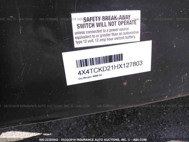4X4TCKD21HX127803 - 2017 FOREST RIVER CHEROKEE LIMITED  灰色 照片 9