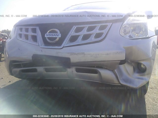 JN8AS5MVXBW669026 - 2011 NISSAN ROGUE S/SV/KROM SILVER photo 6