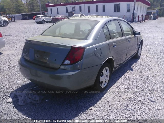 1G8AJ55F86Z131994 - 2006 SATURN ION LEVEL 2 GRAY photo 4