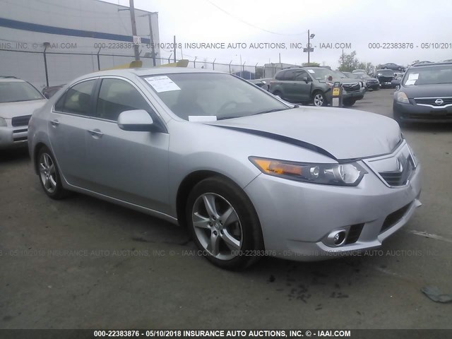 JH4CU2F61DC004943 - 2013 ACURA TSX TECH SILVER photo 1