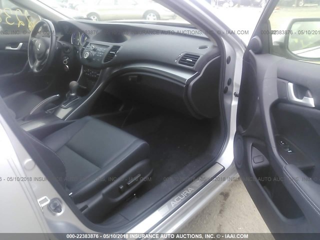 JH4CU2F61DC004943 - 2013 ACURA TSX TECH SILVER photo 5