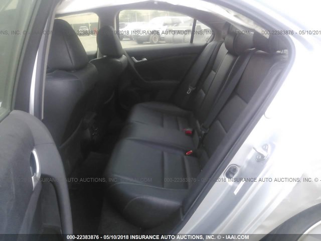 JH4CU2F61DC004943 - 2013 ACURA TSX TECH SILVER photo 8