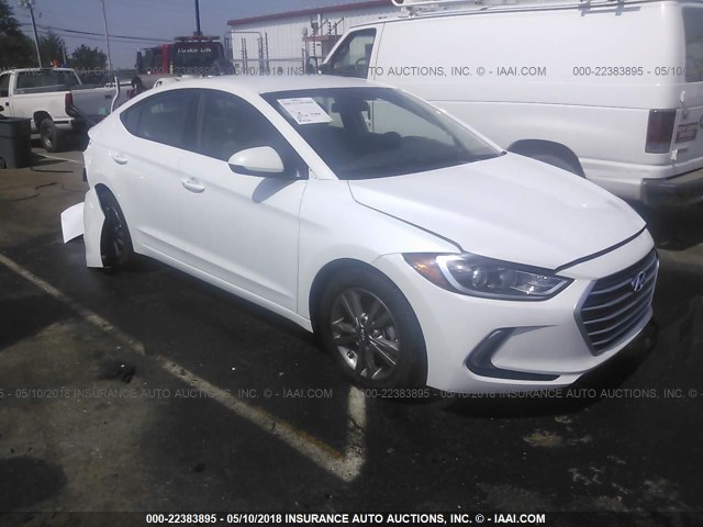 5NPD84LF3HH020338 - 2017 HYUNDAI ELANTRA SE/VALUE/LIMITED WHITE photo 1