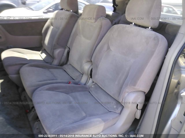 5TDZK23C97S047036 - 2007 TOYOTA SIENNA CE/LE GOLD photo 8