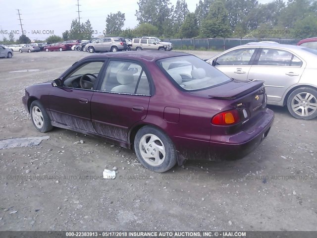 2T1BR18E6WC098888 - 1998 TOYOTA COROLLA VE/CE/LE 栗色 照片 3