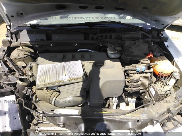 1G8AL58F97Z170939 - 2007 SATURN ION LEVEL 3 WHITE photo 10