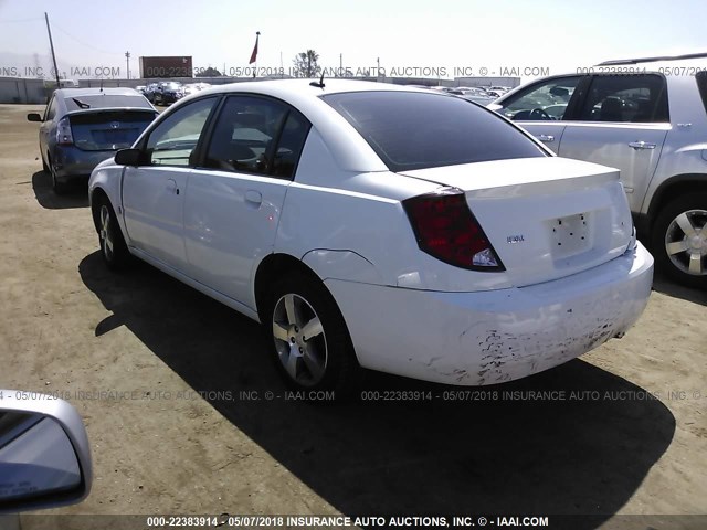 1G8AL58F97Z170939 - 2007 SATURN ION LEVEL 3 WHITE photo 3