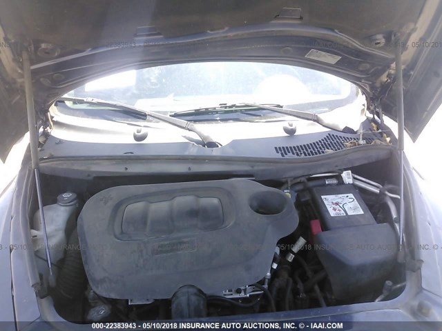 3GNBAADB8AS638506 - 2010 CHEVROLET HHR LS BLUE photo 10