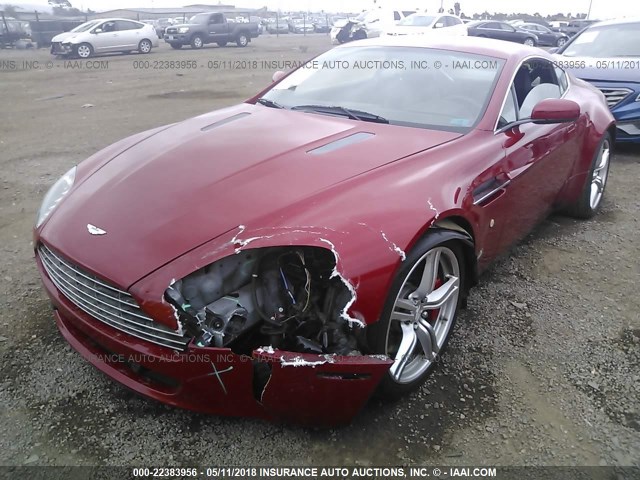 SCFBF03C69GC12343 - 2009 ASTON MARTIN V8 VANTAGE RED photo 2