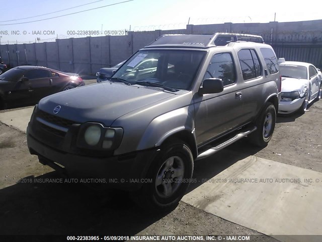 5N1ED28T74C609171 - 2004 NISSAN XTERRA XE/SE TAN photo 2