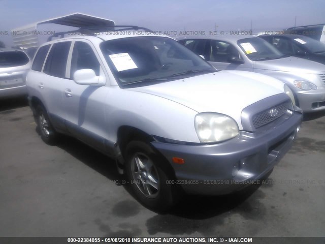 KM8SC13D82U272873 - 2002 HYUNDAI SANTA FE GLS/LX WHITE photo 1