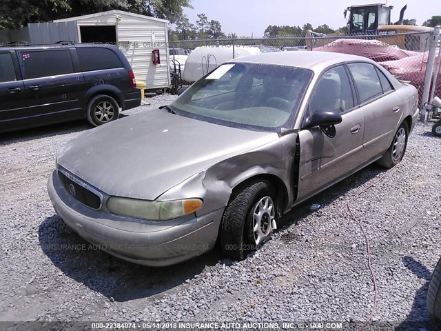 2G4WS52J331169649 - 2003 BUICK CENTURY CUSTOM TAN photo 2