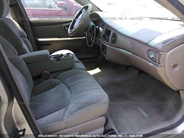 2G4WS52J331169649 - 2003 BUICK CENTURY CUSTOM TAN photo 5