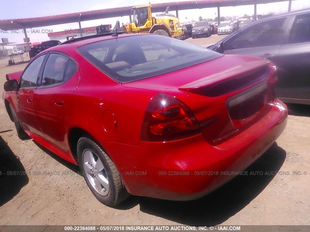 2G2WP552771149523 - 2007 PONTIAC GRAND PRIX RED photo 3