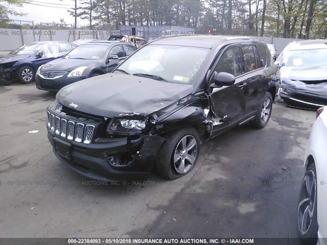 1C4NJDEB0GD696916 - 2016 JEEP COMPASS LATITUDE 黑色 照片 2
