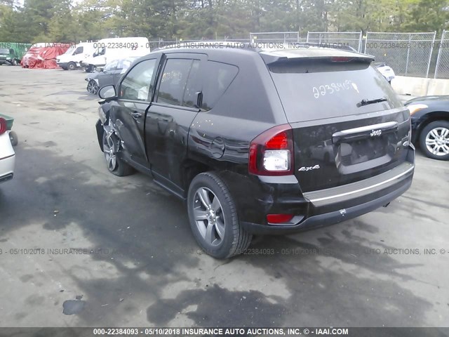 1C4NJDEB0GD696916 - 2016 JEEP COMPASS LATITUDE 黑色 照片 3