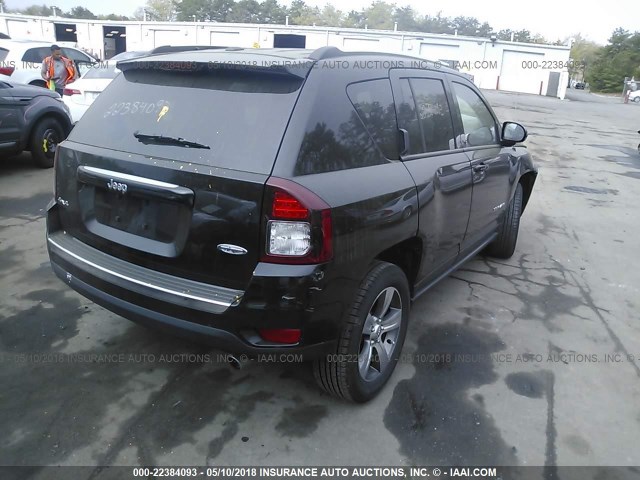 1C4NJDEB0GD696916 - 2016 JEEP COMPASS LATITUDE 黑色 照片 4