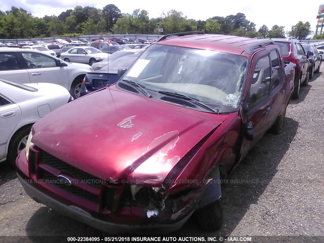 1FMZU67E72UC46678 - 2002 FORD EXPLORER SPORT TR  RED photo 2