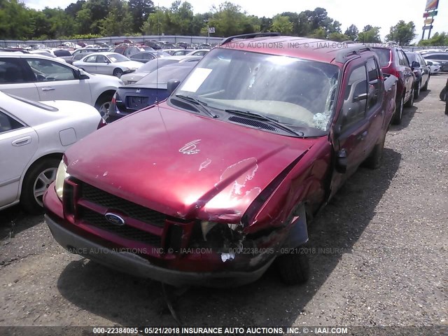 1FMZU67E72UC46678 - 2002 FORD EXPLORER SPORT TR  RED photo 6