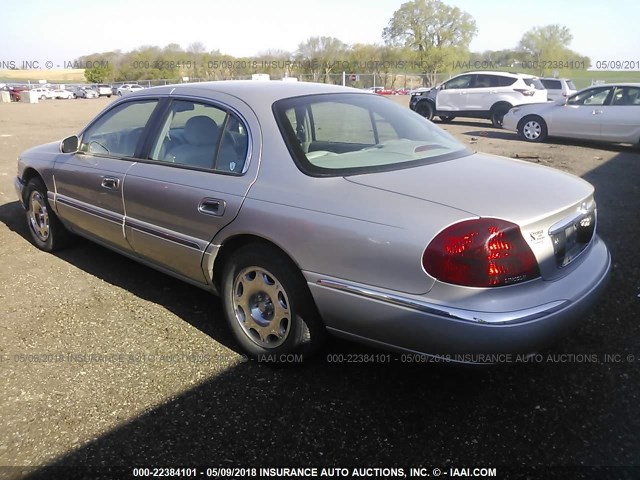 1LNHM97V52Y691667 - 2002 LINCOLN CONTINENTAL  SILVER photo 3