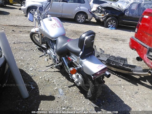 1HFSC18037A100646 - 2007 HONDA VT1100 C SILVER photo 3