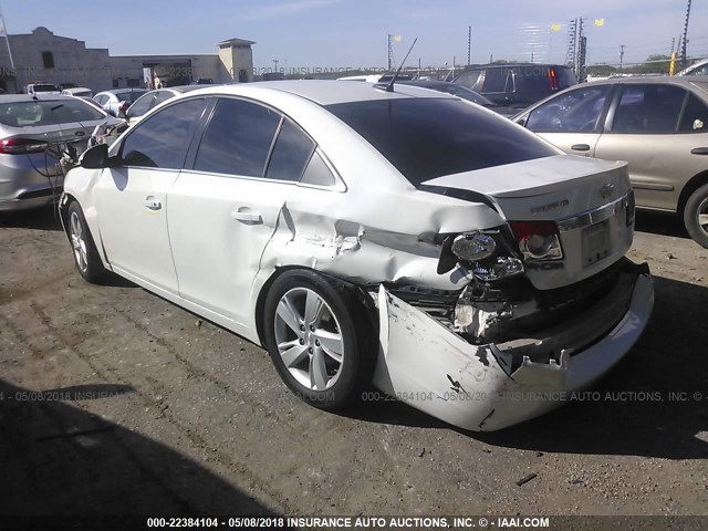 1G1P75SZ3E7235244 - 2014 CHEVROLET CRUZE WHITE photo 3