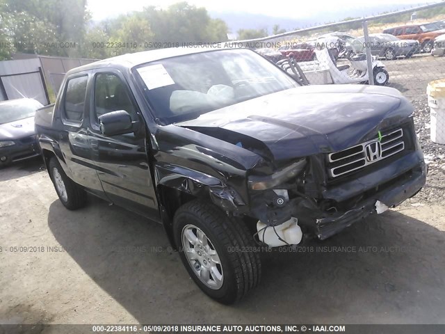 2HJYK16586H570365 - 2006 HONDA RIDGELINE RTL BLACK photo 1